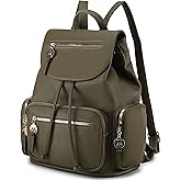 MKF Collection Women Backpack, Vegan Leather Top-Handle Handbag Ladies Daypack Bookbag by Mia k