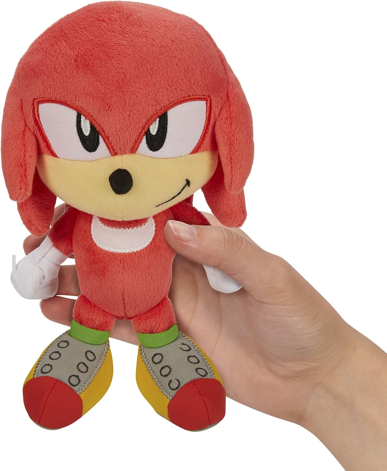 Sonic The Hedgehog Plush 7" Knuckles Figure, Multicolor, Knuckles Plush, 7 inches - Image 3