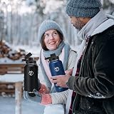 HydroPal Vacuum Insulated Water Bottle 1200ml 2 Lids Straw Spout BPA Free view 6