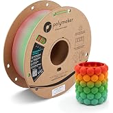 Polymaker HT-PLA Filament 1.75mm Gradient Rainbow 1KG, High Temp PLA | Heat Resistant to 150℃, Easy to Print, Heat Stable, Spool, Easy to Anneal, 3D Printer Filament with Most FDM Printers