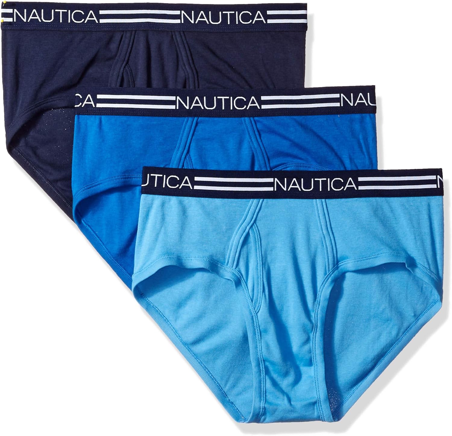 Nautica Men's Comfort Cotton Underwear Fly Front at  Men’s Clothing store