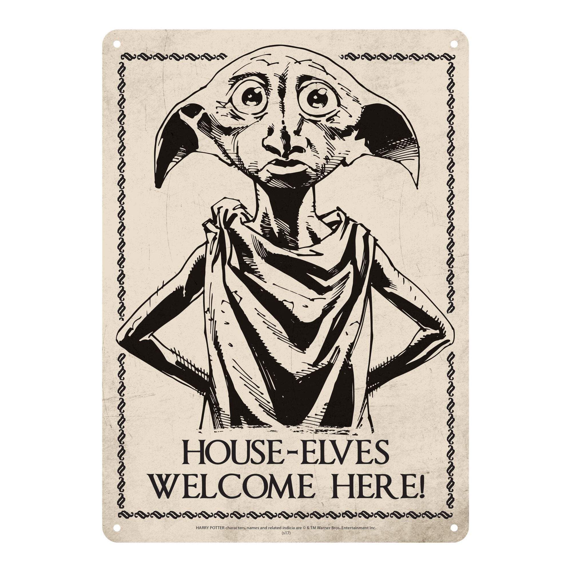 Tin Sign Small - Harry Potter (Dobby)