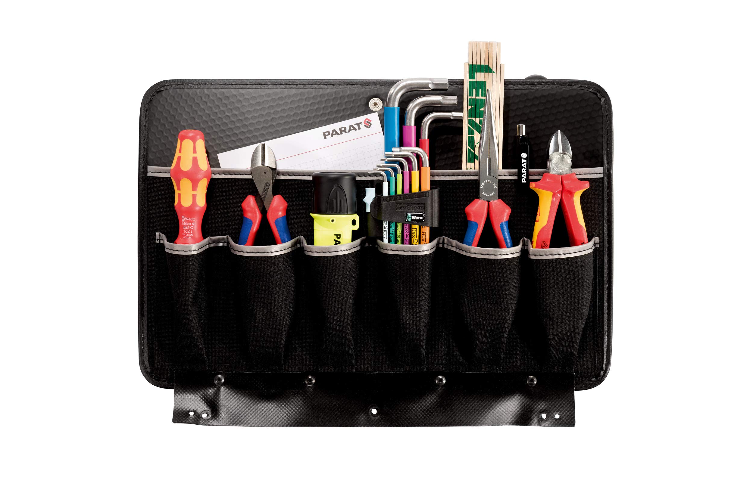 Parat 591005161 Tool Board (2-Sided, for Tool Box, Many Pockets, Colour Black, Tool Holder)