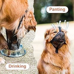 OHCOZZY Soft Mesh Dog Muzzle Won‘t Contact Nose