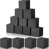 Yaomiao Large Foam Pit Blocks 8 x 8 x 8 Inch Gym Foam Cubes | Trampoline Padding Blocks for Gymnastics Parkour Courses Trampoline Arenas Bmx, Charcoal Gray