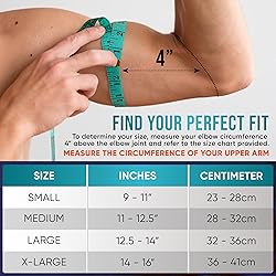 PhysFlex Elbow Brace 2 Pack for Tennis & Golfer's