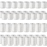 50 Pieces Plaster Cloth Rolls White Gauze Strips Wrap Bandages for Craft Belly Cast Mask Making Body Molds Scenery Art(2inch and 3inch Total 451ft, White)