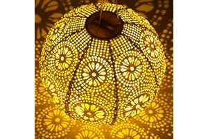 DAMITIS White Paper Lanterns with Lights, 12” Battery Operated LED Chinese Japanese Boho Paper Lanterns, Handmade with Weather-Resistant UV Rated Tyvek Fabric, IP44 Waterproof for Patio, Deck, Garden