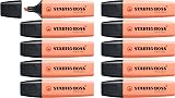 STABILO BOSS ORIGINAL Pastel Highlighter Pack 10 Creamy Peach