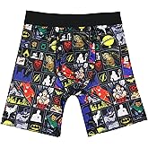 INTIMO DC Comics Justice League Boxers Briefs Men's Superhero Scenes Tight Fit Adult Underwear