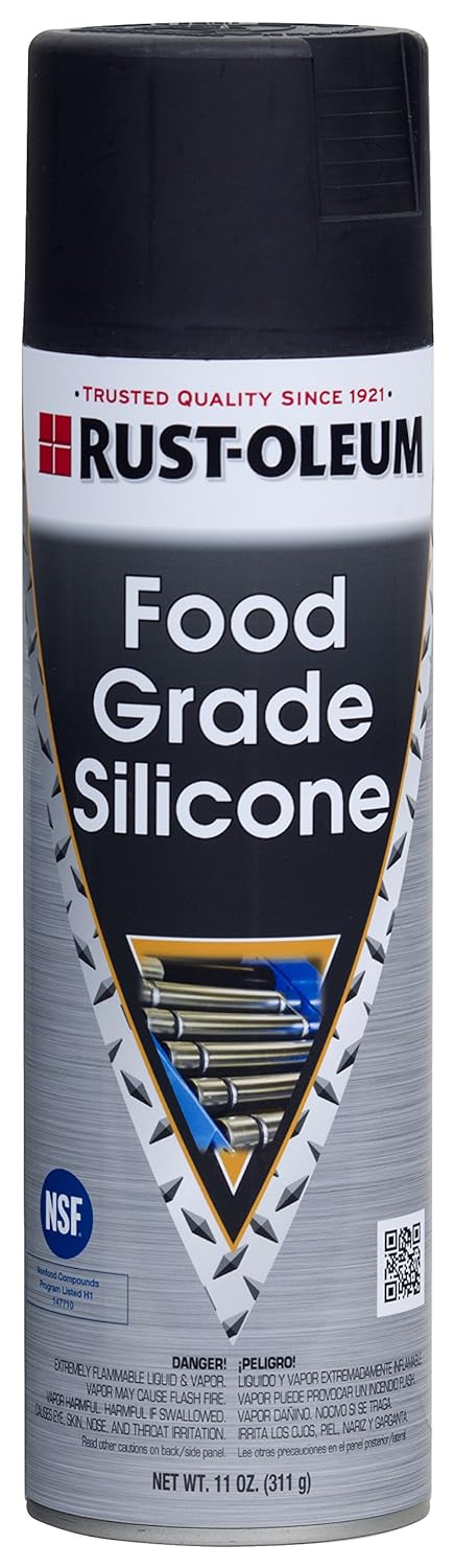 Rust-Oleum 273922 Food Grade Silicone Lubricant, 11-Ounce, 6-Pack