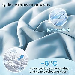 HYLEORY Cooling Comforter King Size - Summer