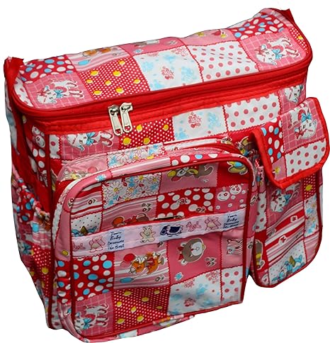 FAVISM Baby Diaper Bag for Mother or Baby Multi Purpous Accessories Bag - RED (Unisex)