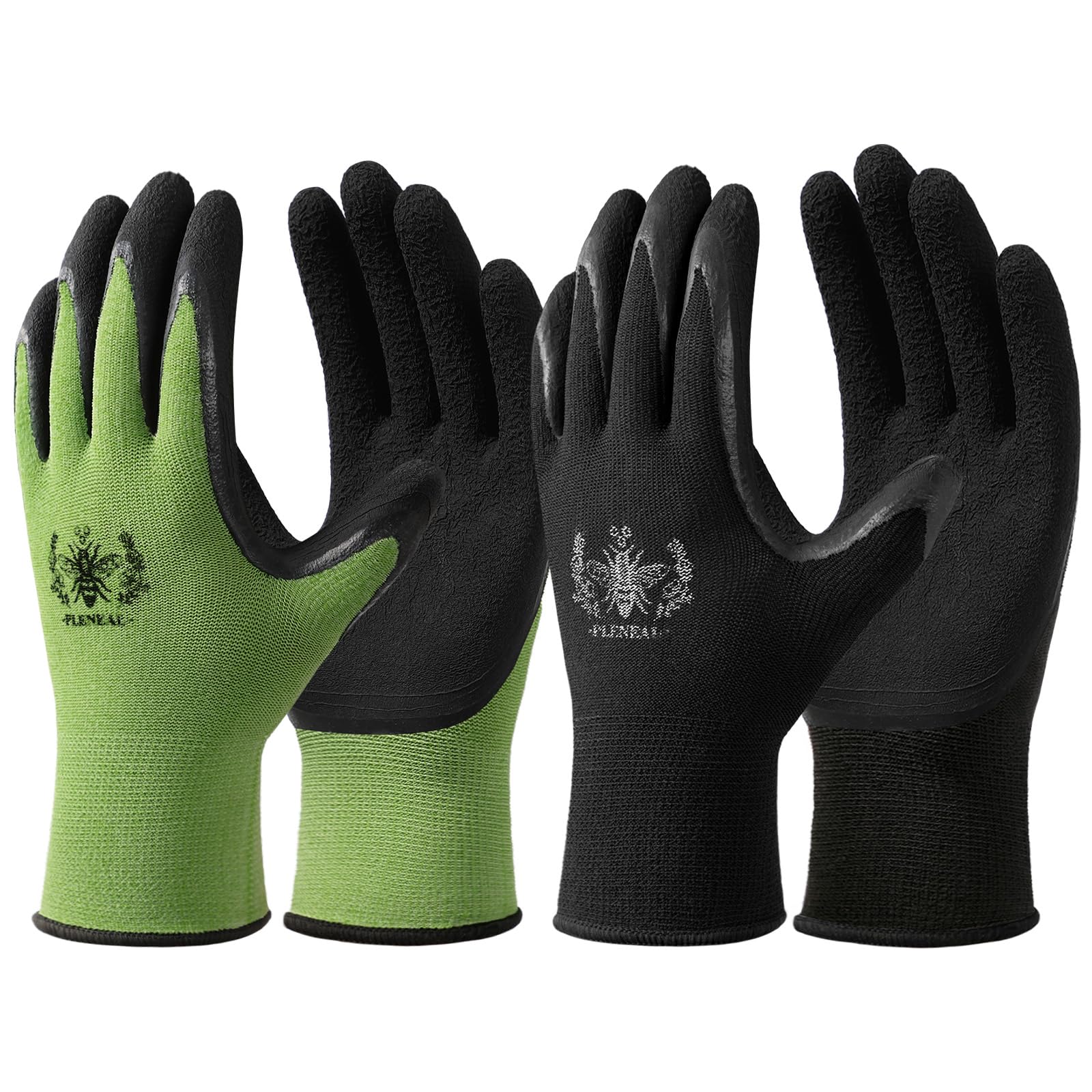 Pleneal Gardening Gloves for Women Men - 6 Pairs