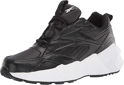 reebok aztrek double sneakers in chalk and yellow