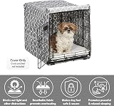 MidWest Homes for Pets Crate Cover 61 cm Teflon Protector Gray Privacy view 3