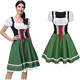Regenboog Women Oktoberfest Costume,Bavarian Dirndl Dress Women,Beer Maid Outfit