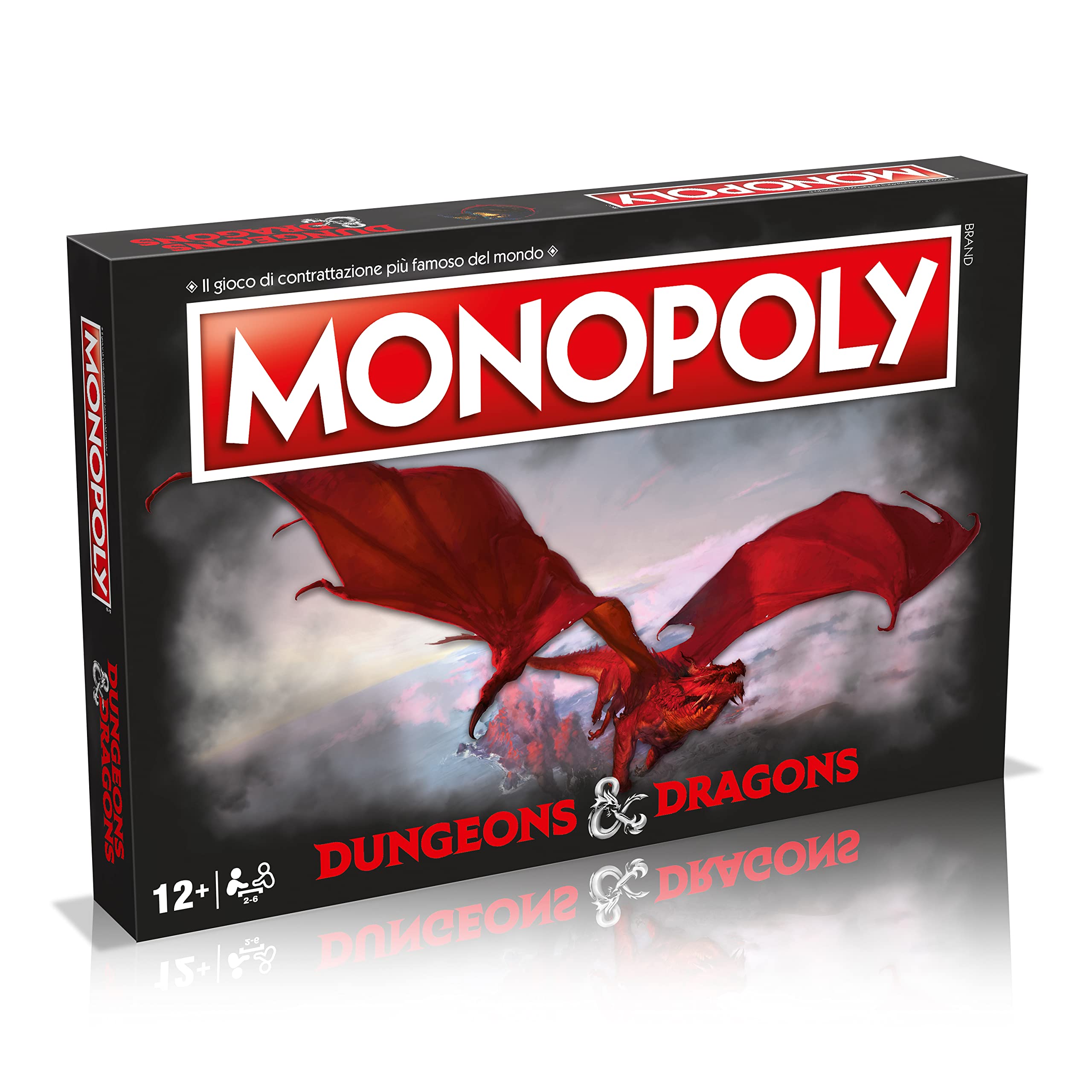 Winning Moves, Dungeons & Dragons, Monopoly, Table Game, Italian Edition