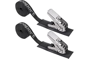 Ayaport Stainless Steel Ratchet Tie Down Straps Endless 20' Heavy Duty Boat Tie Downs Boat Accessories Pack of 2