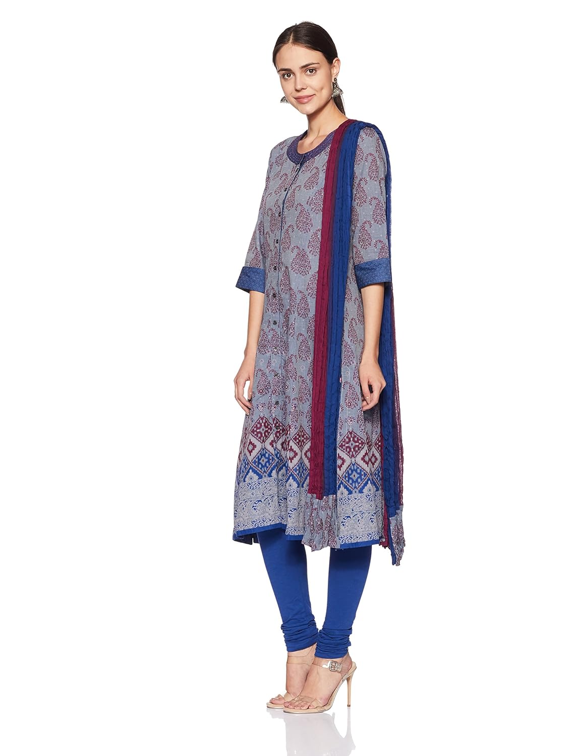 biba women's angrakha salwar suit