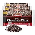 Gefen Vegan Semi Sweet Real Dark Chocolate Chips, Dairy Free 9oz (3 Pack),Nut Free, Lactose Free, Kosher, Great for Baking (9