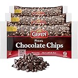 Gefen Vegan Semi Sweet Real Dark Chocolate Chips, Dairy Free 9oz (3 Pack),Nut Free, Lactose Free, Kosher, Great for Baking (9