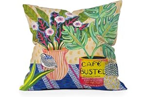 Society6 Indoor Home Decor by Misha Blaise Design Throw Pillow, 16"x16", Buen Dia
