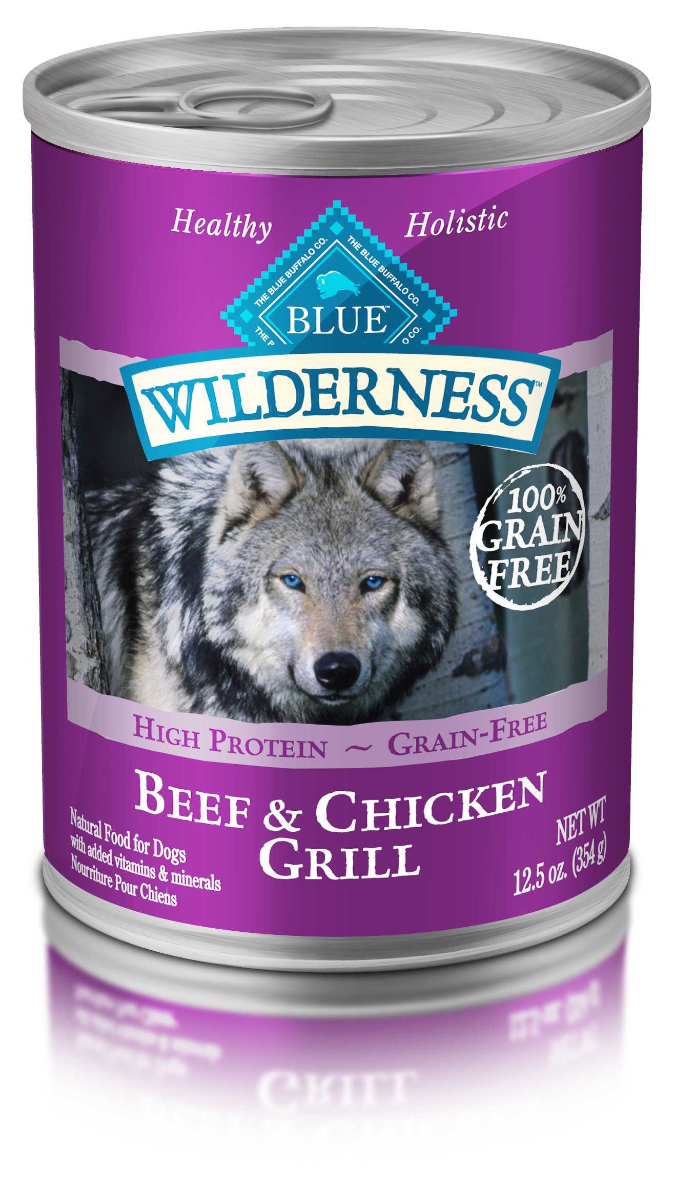 BLUE Wilderness Adult Grain Free Beef Chicken Grill Wet Dog Food 12.5oz (pack 859610005895 eBay