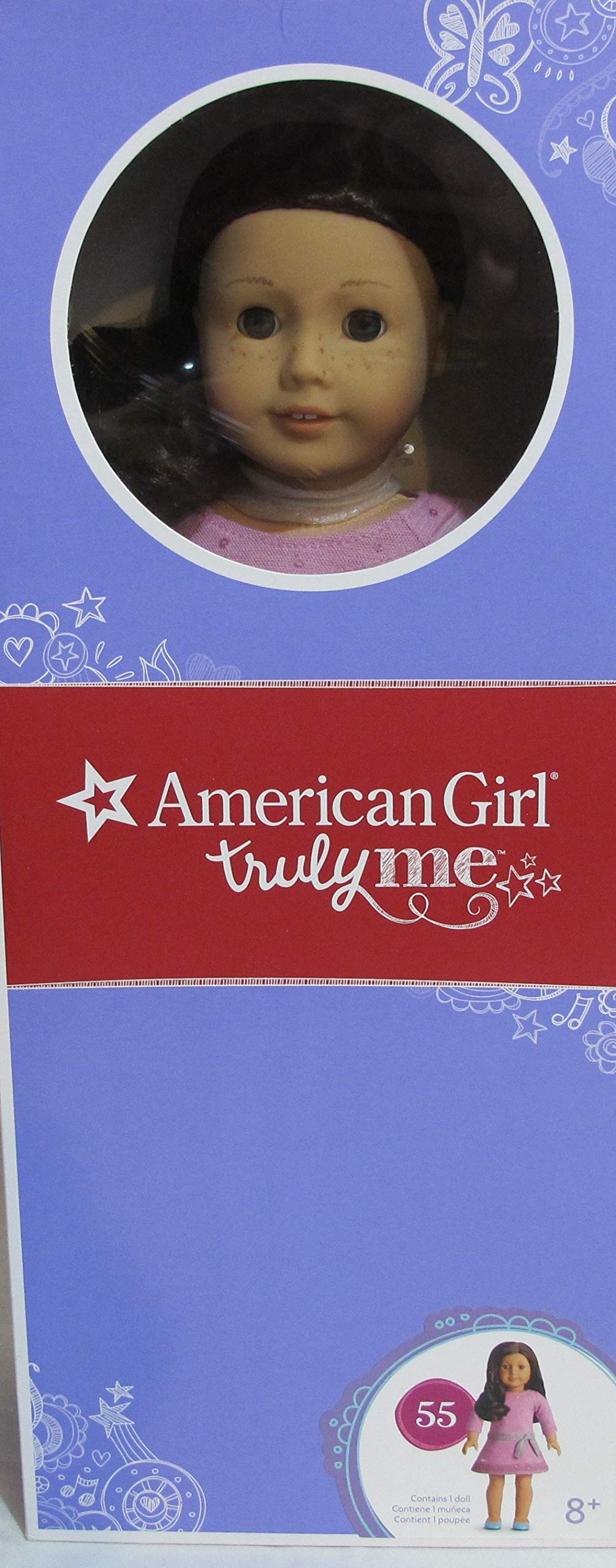 American Girl - Truly MeTM Doll: Light Skin, Freckles, Dark Brown Hair, Hazel Eyes DN55 by American 