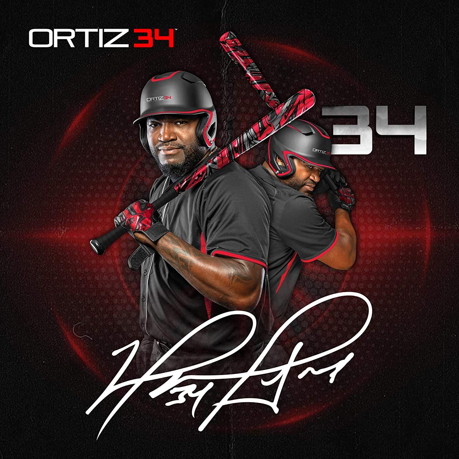 Bat & Ball Set - Graffiti Plastic Bat & Ball Homerun Set- David Ortiz Backyard Baseball Set for Youth, Kids, Teenagers, Adults