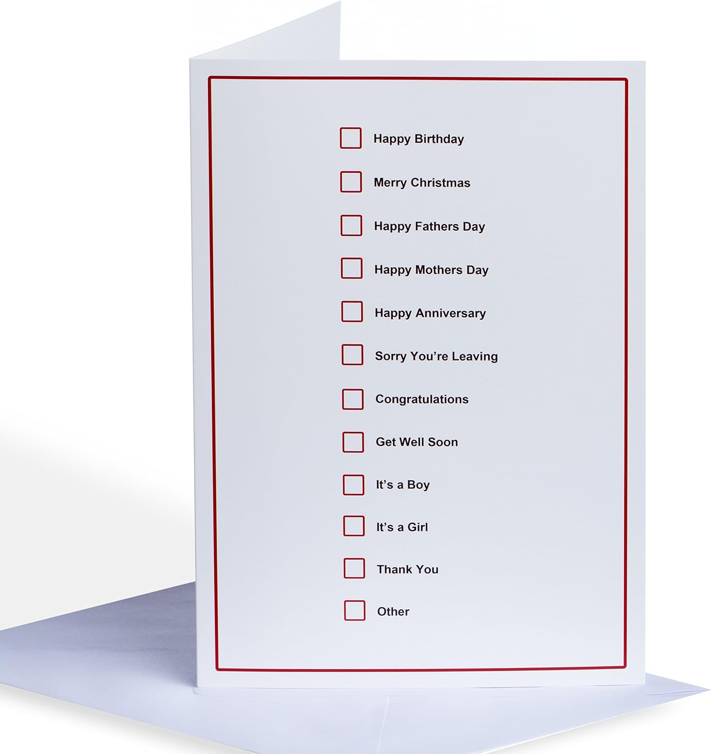 10x Greeting Cards With Envelopes for All Occasions (Happy Birthday, Merry Christmas, Mother’s/Father’s Day, Anniversary