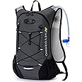 Lightweight Hydration Backpack, Running Backpack with 2L Water Bladder, Hydro Water Daypack for Cycling Hiking Rave for Men Women