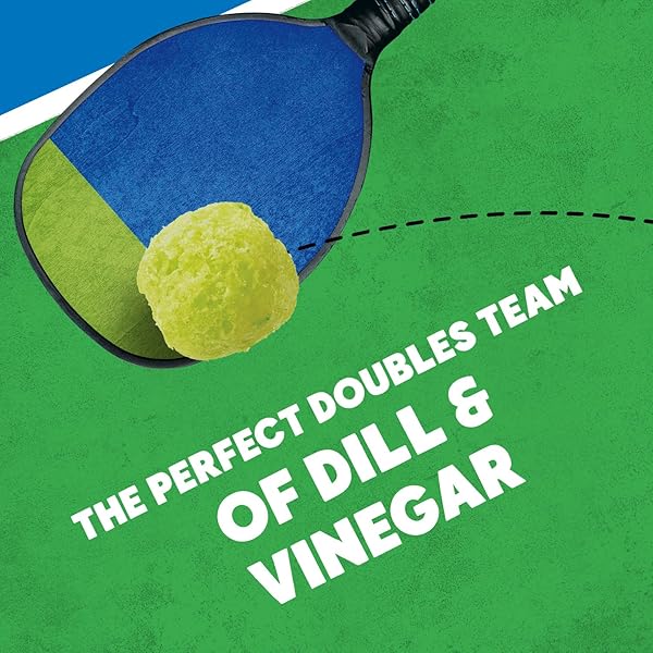 VLASIC PICKLE BALLS, DILL PICKLE FLAVORED CORN PUFFS, PICKLEBALL GIFTS, 2 OZ.