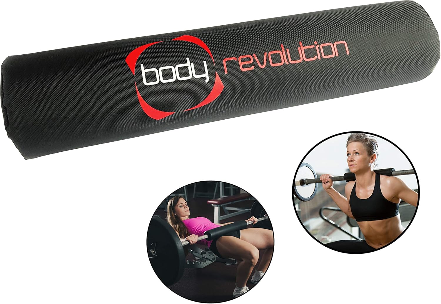 Body Revolution Barbell Pad Foam Squat Pad & Barbell Cushion for Hip