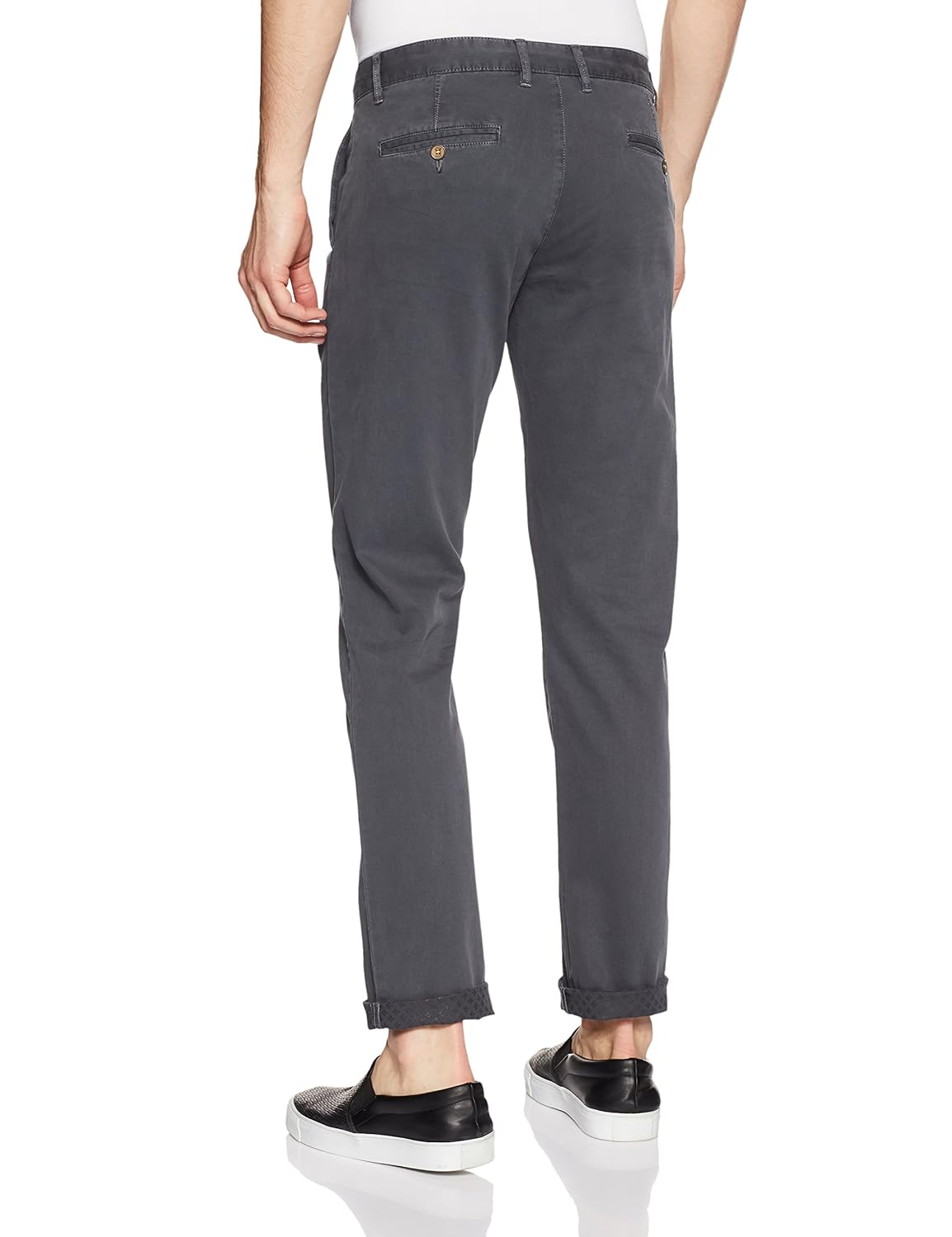 arrow sports men's straight fit casual trousers