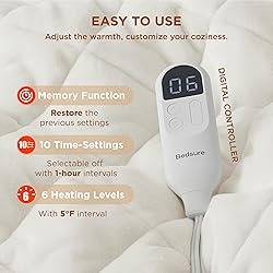 Bedsure Electric Blanket Full Size - Heated