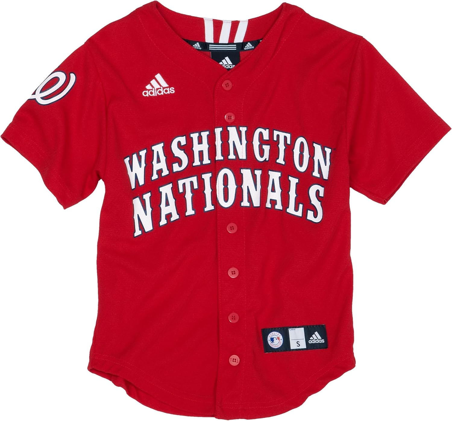 Maillot MLB Washington Nationals – 20 Ans Batting Cage – Blanc/rouge/bleu Taille L