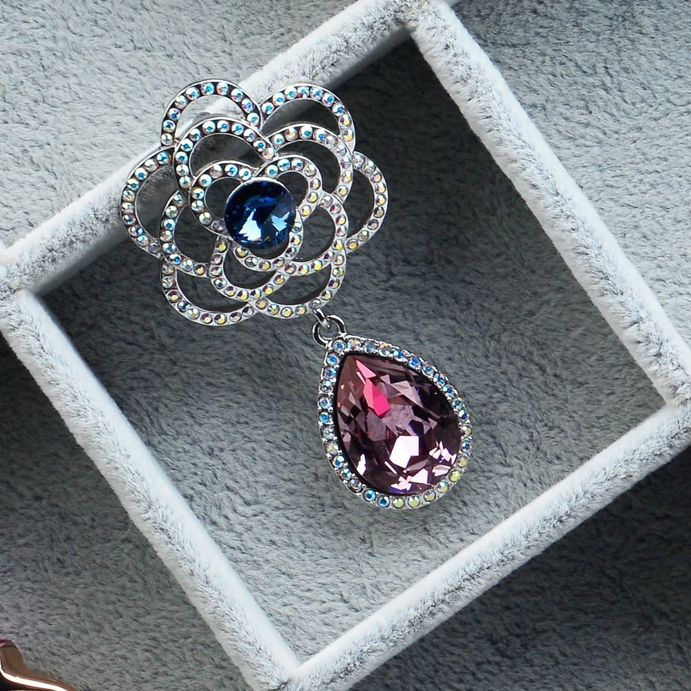 Oirlv 24 Grid Ice Velvet Jewelry Drawer Organizer Tray Stackable Jewelry Trays Removable Dividers for Rings Earring Storage Display: Home & Kitchen