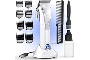 Fagaci Professional Hair Clippers for Barbers with Precise Cutting, Turbo Power Cordless Hair Clippers for Men Professional, Clippers for Hair Cutting, Maquina de Cortar Cabello, Men Hair Clippers Kit