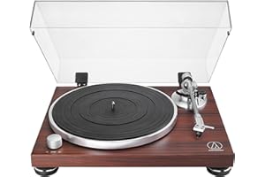 Audio-Technica AT-LPW50BT-RW Manual Belt-Drive Turntable, Rosewood