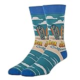 ooohyeah Men’s Funny Crazy Crew Socks, Cool