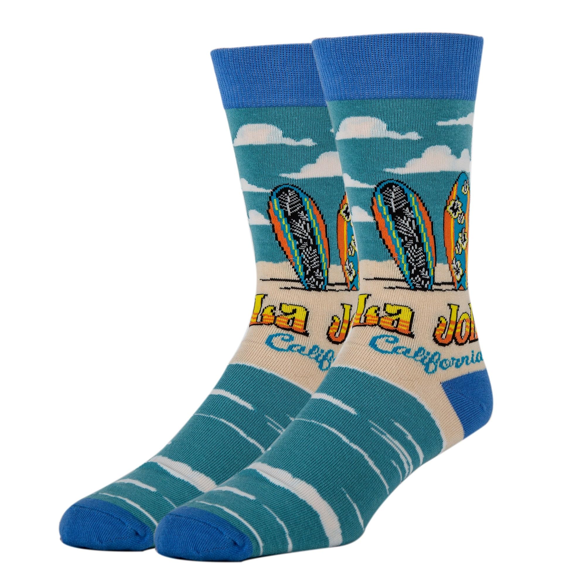 ooohyeah Men’s Funny Crazy Crew Socks, Cool