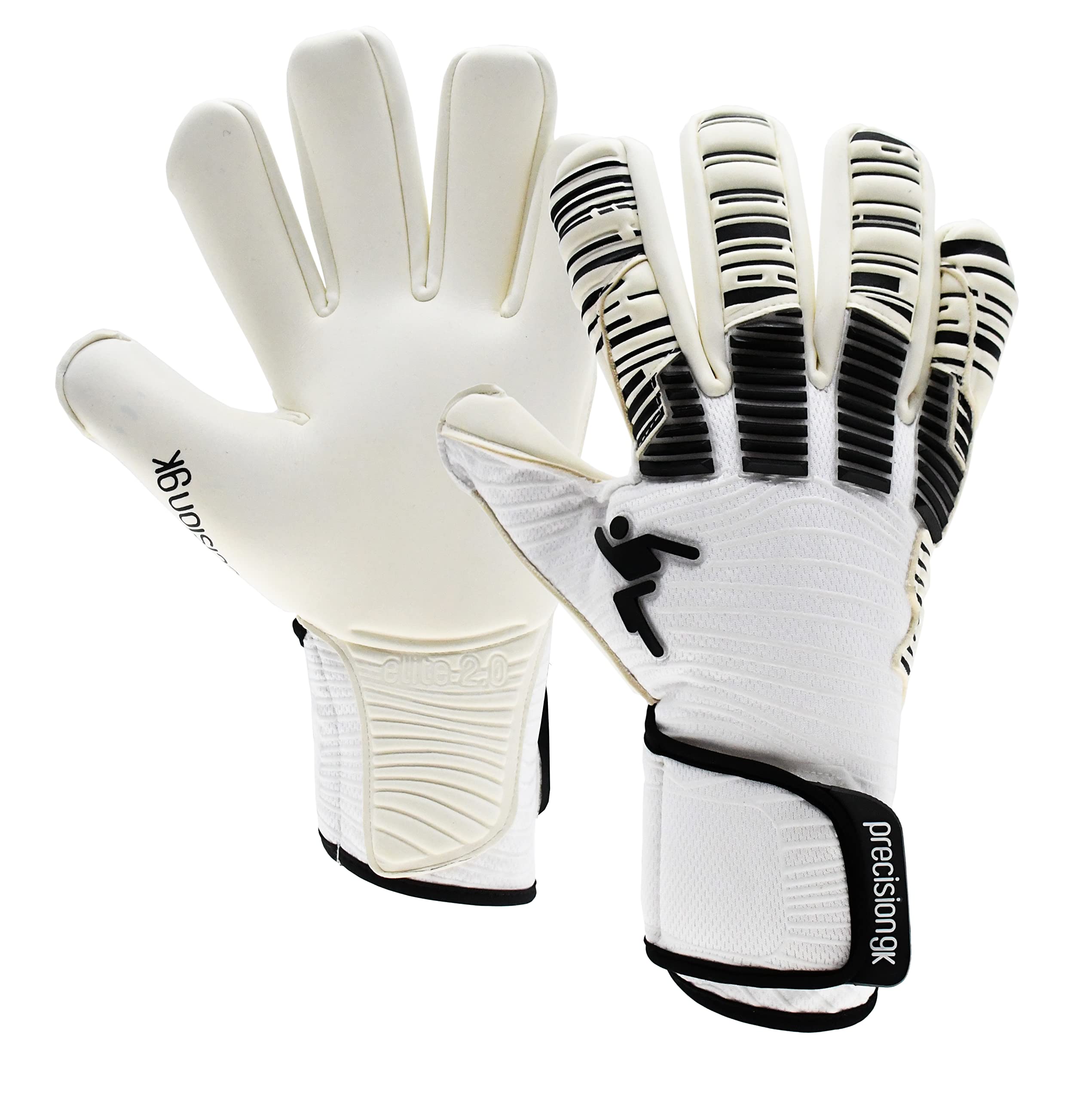 Precision GK Elite 2.0 Giga Goalkeeper Gloves Size 9, White
