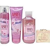 Bath & Body Works Après All Day Fine Fragrance Mist, Ultimate Hydration Body Cream and Body Wash with a Himalayan Salts Springs Bar
