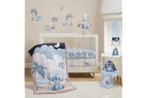 Bedtime Originals Disney Baby Stitch 3-Piece Blue Nursery Crib Bedding Set