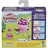 Play-Doh Builder Fairy House Toy Building Kit for Kids 5 Years and Up with 3 Non-Toxic Colors - Easy to Build DIY Craft Set