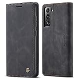 SINIANL Galaxy S22 Leather Case, Galaxy S22 Wallet