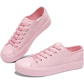 Obtaom Unisex Canvas Shoes Low Top Fashion Sneakers Slip on Walking Shoe