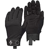 BLACK DIAMOND Men's Crag Gloves, Belaying/Via Ferrata, Leather, Breathable