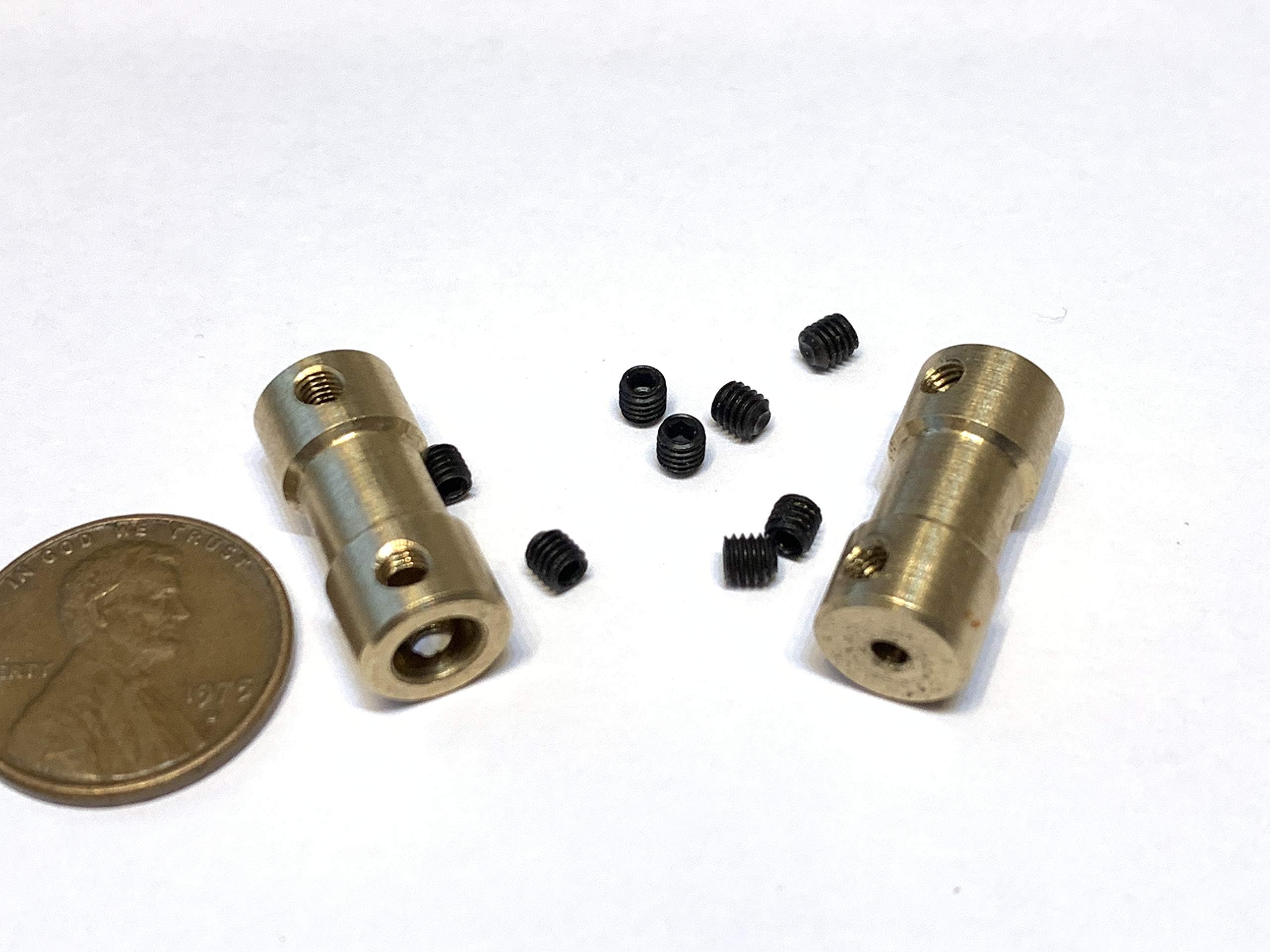 2 sets Motor Coupling Coupler Connector Drive Shaft 2mm 5 Connector boat rc C22